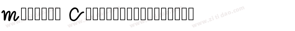Maylika Calligraphy字体转换